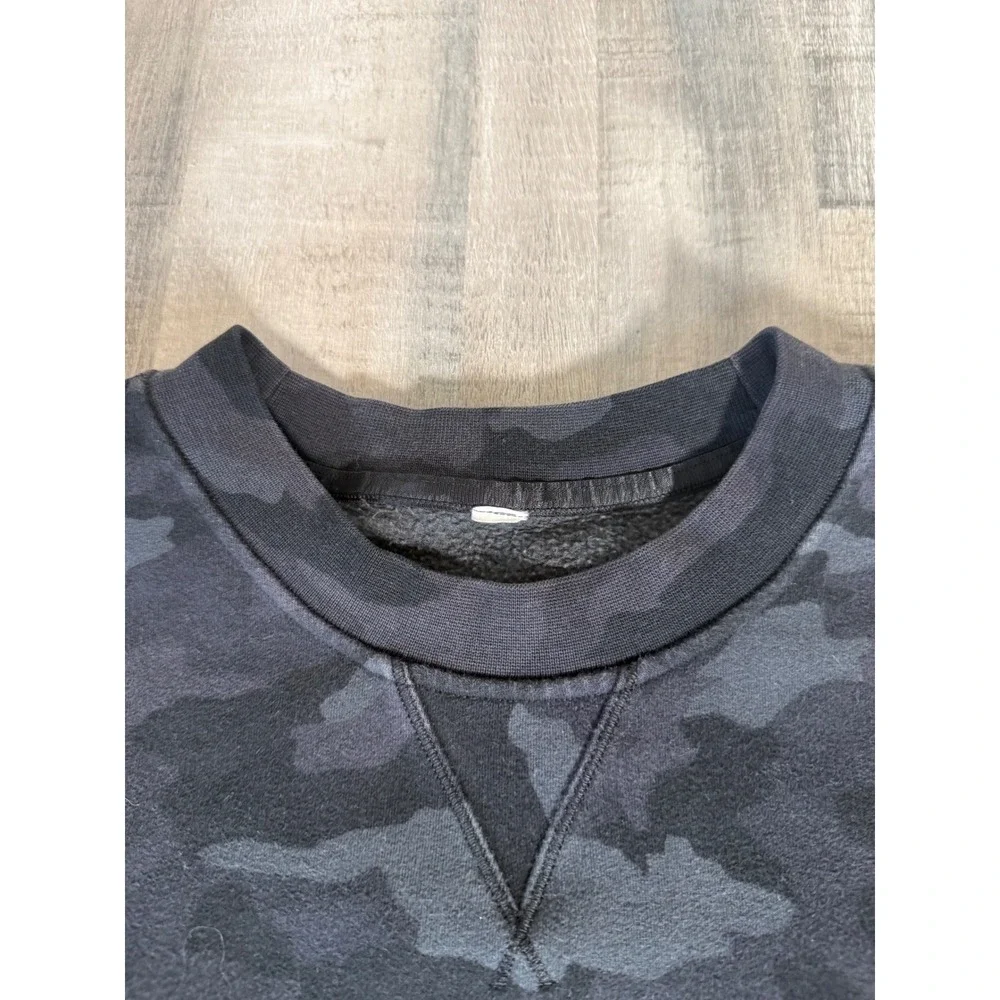 Lululemon City Sweat Crewneck Pullover Incognito Camo Womens Sweatshirt Medium